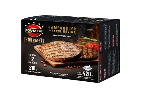 Hamb Bovino Bovmeat Gourmet 420g