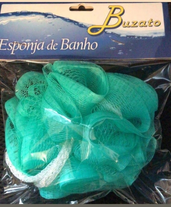 Esponja Nylon Banho Buzato