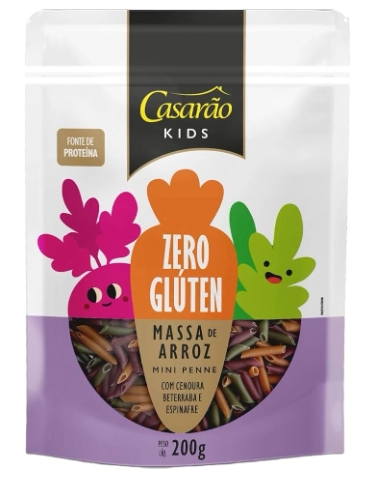 Mini Penne Kids Tricolor Casarao 200g