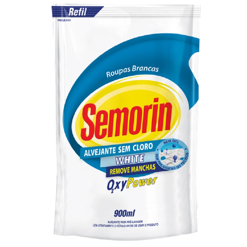 Alvejante Sem Cloro White Semorin 900ml