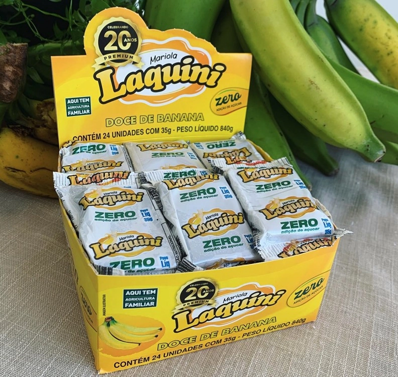 Mariola Laquini Zero Adicao Acucar 35g 18 Doces Lagrini