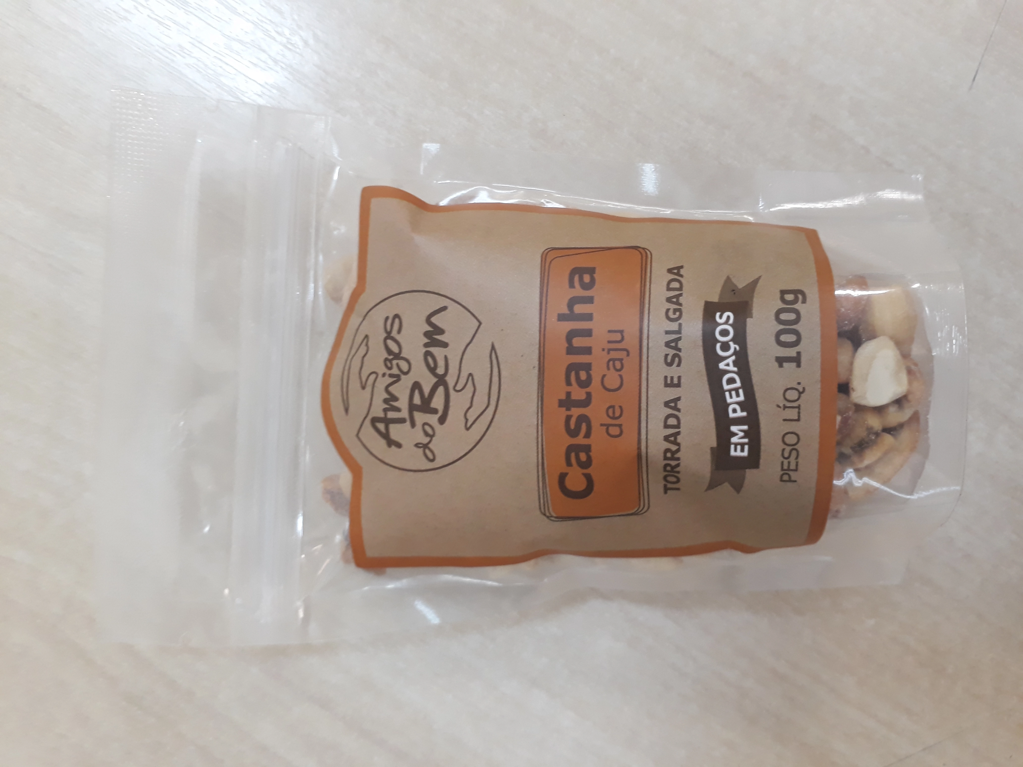 Castanha De Caju Em Pedaços Amigos Do Bem 100g