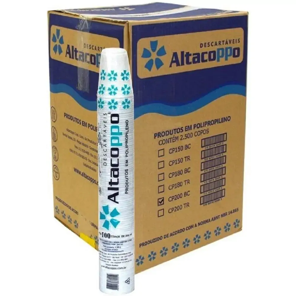 Copo Descart Altacoppo 80ml 100un Pp