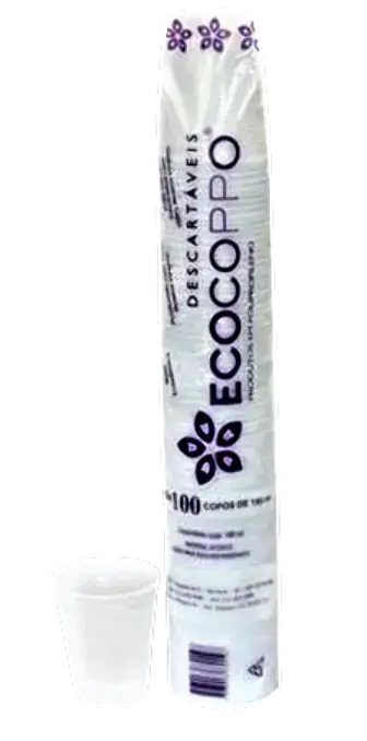 Copo Desc.ecocoppo 180ml C/100 Biodg.