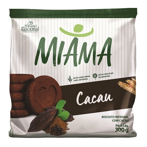 Bisc Integral Miama Cacau 300g