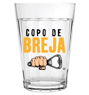 Copo Americano Multiuso Happy Beer 190 Ml Copo De Breja Luva Com 1