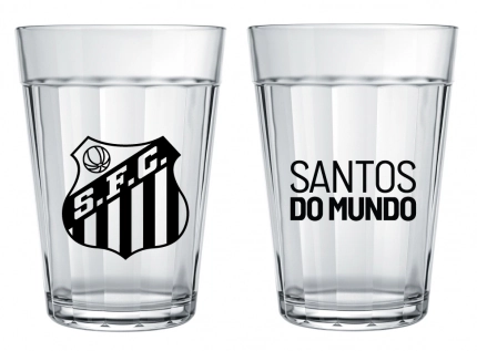 Copo Vd Americano Prime Santos 190ml Cx2
