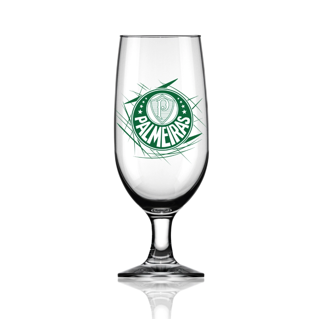 Taca Cerveja Floripa 300 Ml Palmeiras Luva Com 1