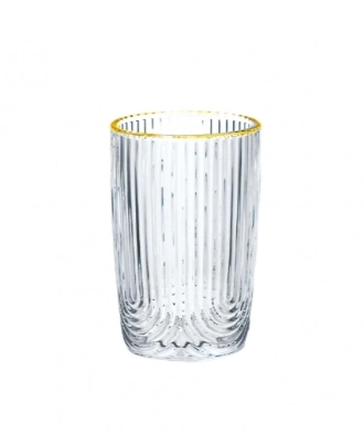 Copo Long Drink Leure Filete Dourado 420ml