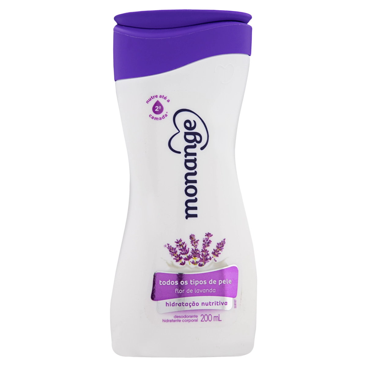 Desodorante Corporal Flor De Lavanda Monange Hidratação Essencial Frasco 200ml