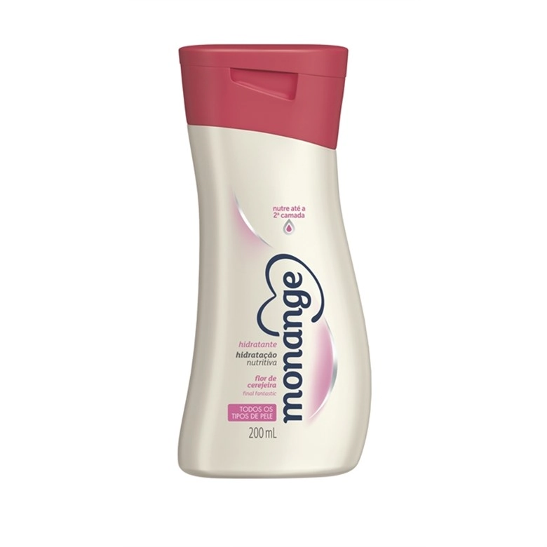 Desodorante Hidratante Corporal Flor De Cerejeira Monange Hidratação Nutritiva Frasco 200ml