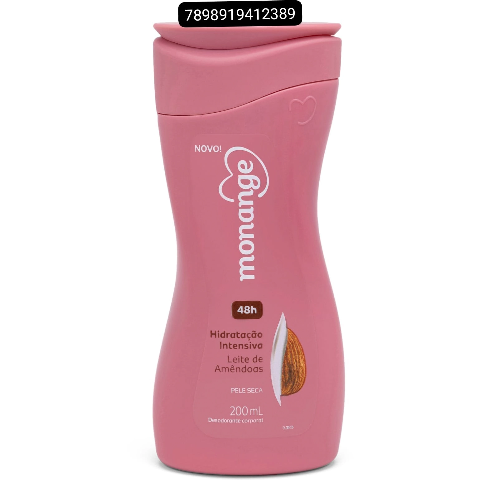 Desodorante Corporal Extrato De Oliva Monange Hidratação Intensiva Frasco 200ml