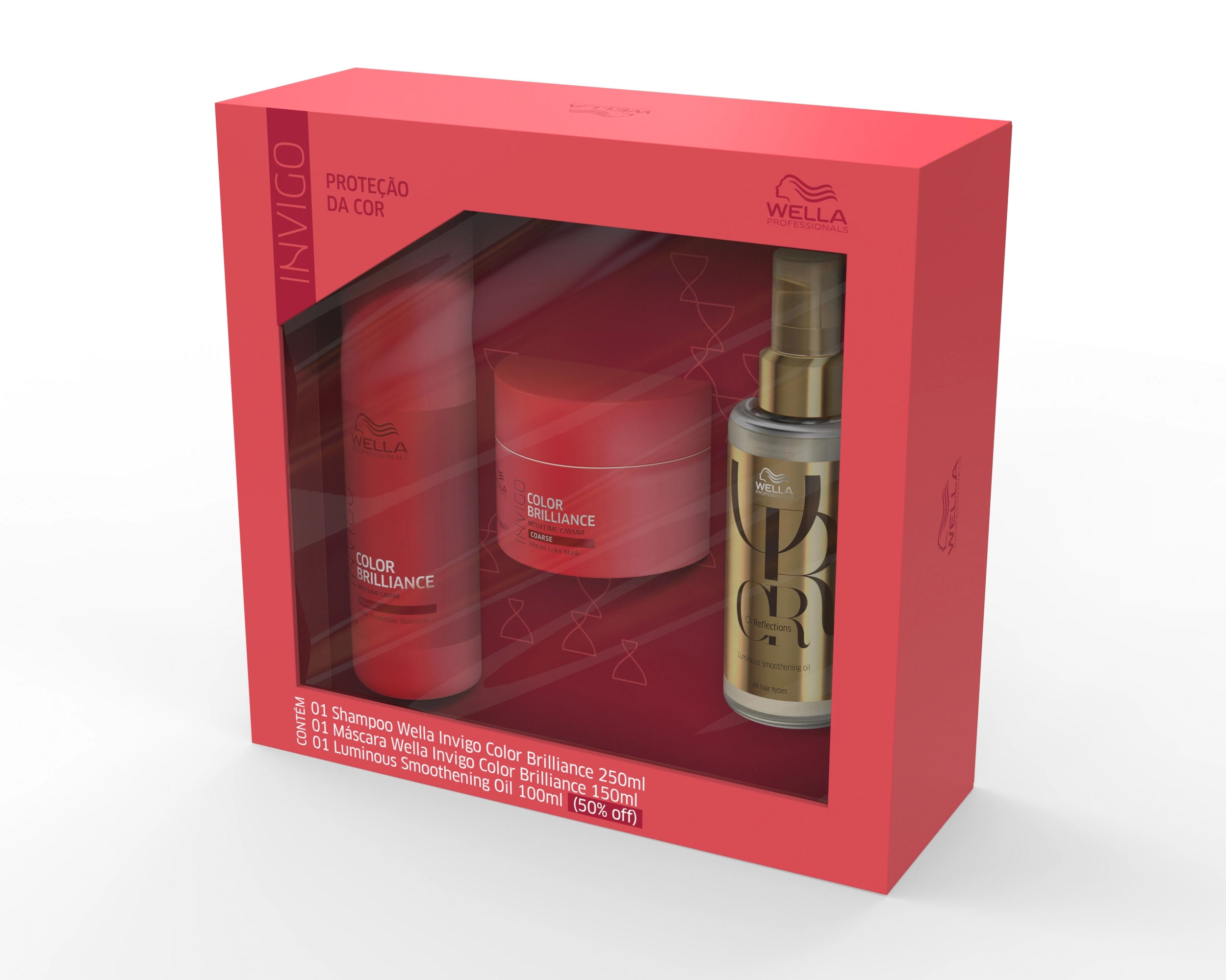 Wella Prof Brilliance Kit Sh 250ml Masc 150ml Oil 100ml