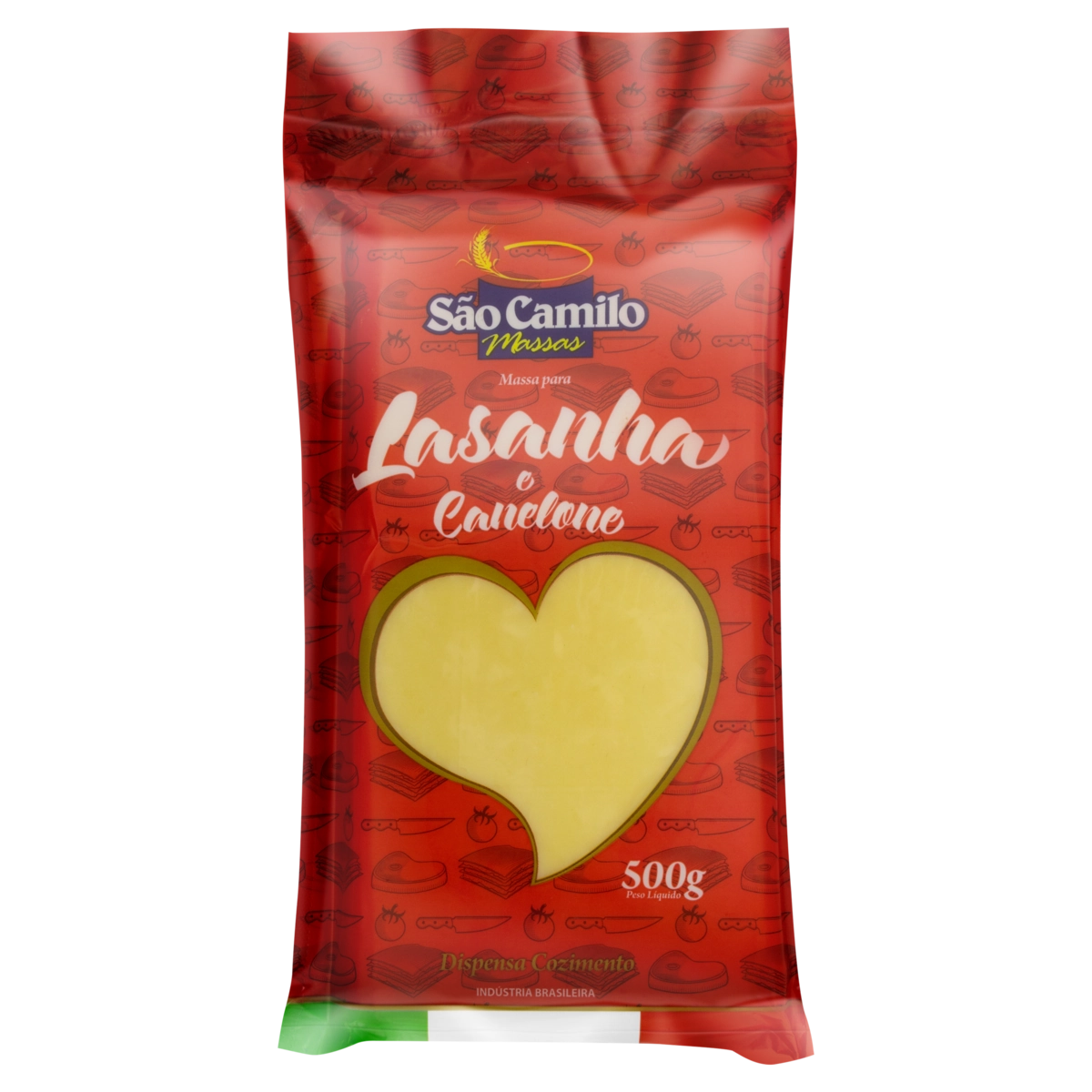 Massa Para Lasanha E Canelone São Camilo Massas Pacote 500g