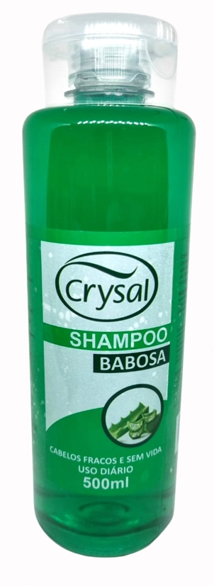 Shampoo Crysal 500ml Babosa Cx/12un