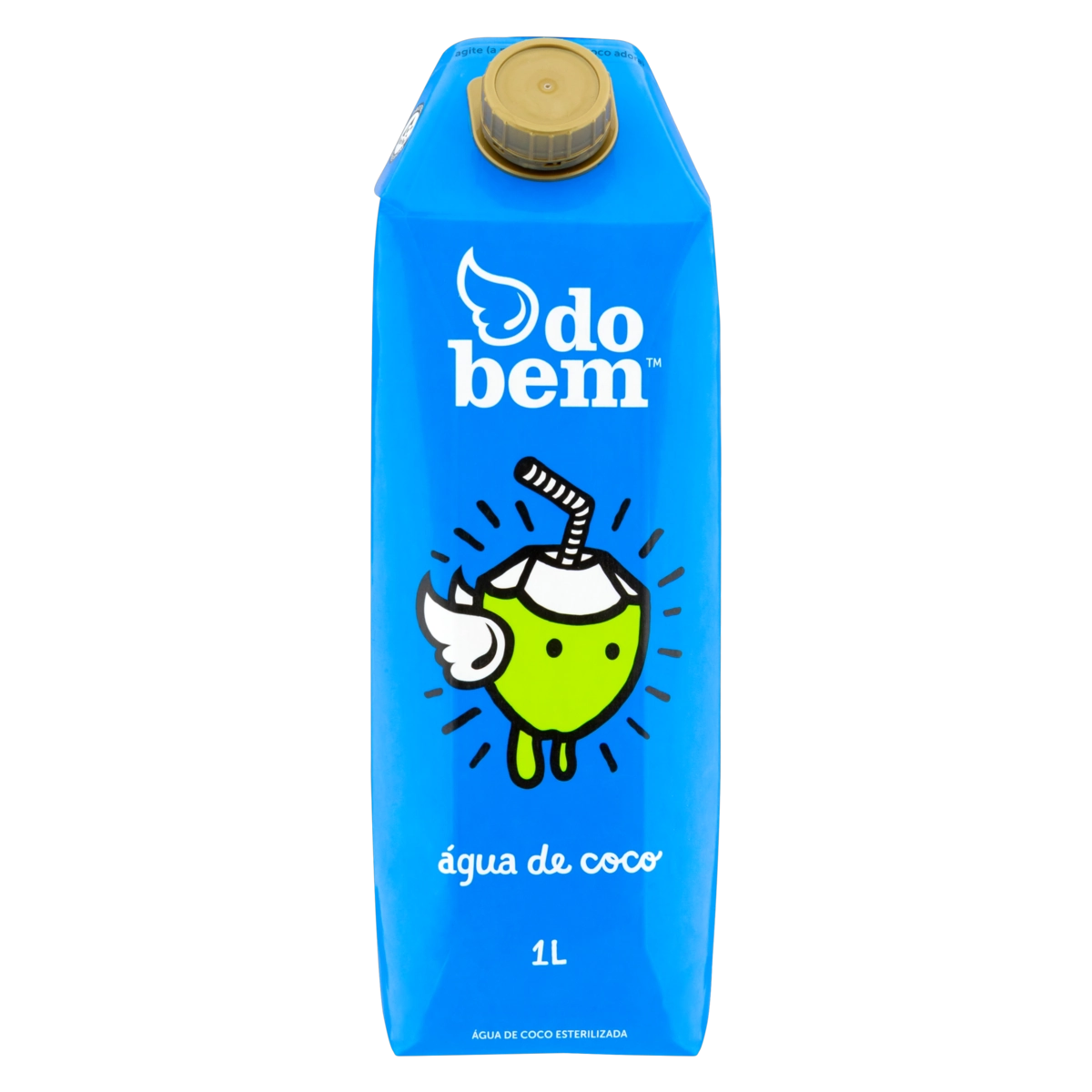 água De Coco Esterilizada Do Bem Caixa 1l