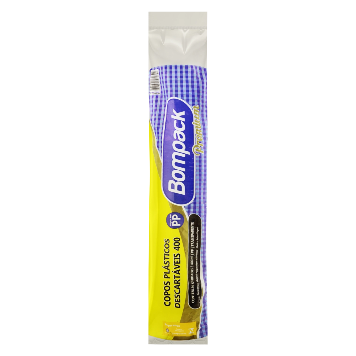 Copo Desc.bompack 400ml C/50 Transparenpremium