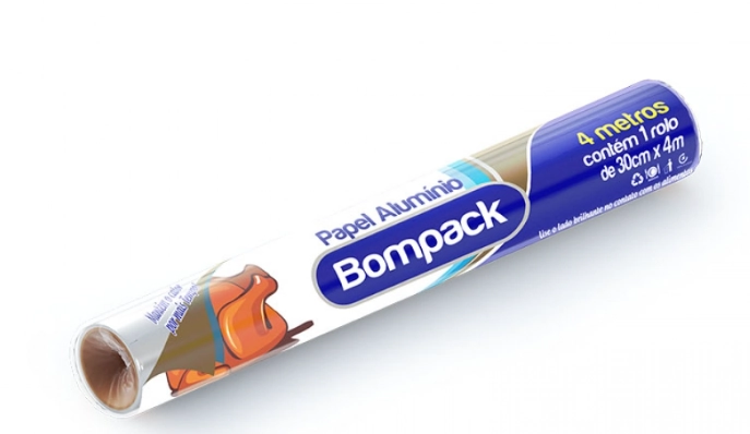 Papal Aluminado Bom Pack 30cmx4m