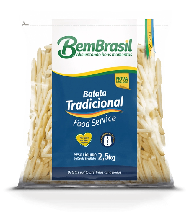 Batata Bem Brasil Tradicional 2,5kg