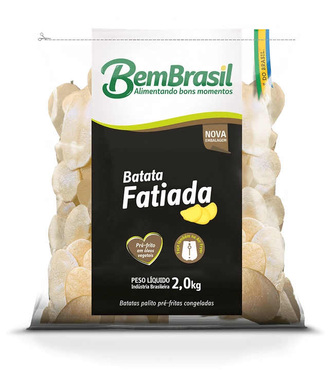 Batata Bem Brasil Fatiada 2kg