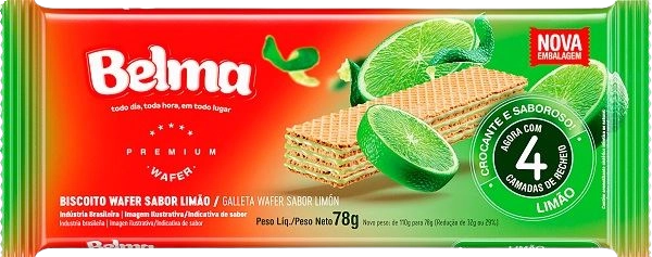 Bolacha Wafer Belma Liamao 110g