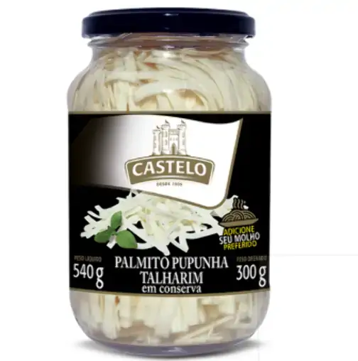 Palmito Pupunha Castelo 300g Talharim