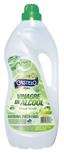 Vinagre Alcool Castelo 2l Aroma Maca Verde
