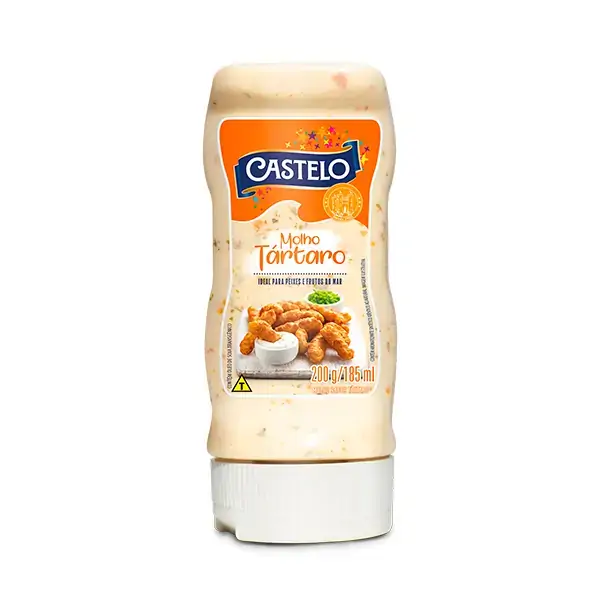 Molho Tártaro Top Down Castelo 200g