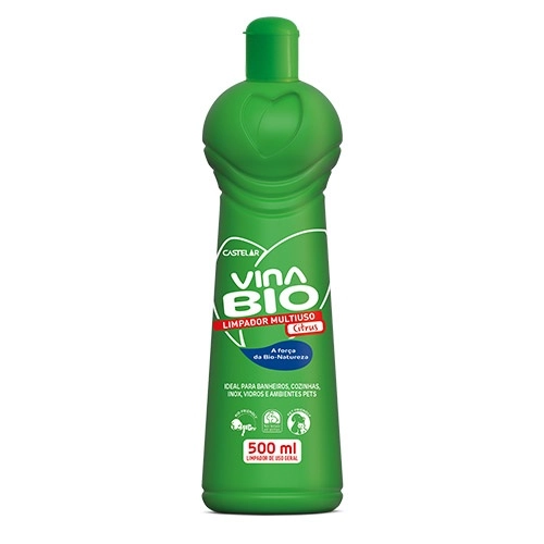 Limpador Multiuso Squeeze Vinabio 500ml Citrus