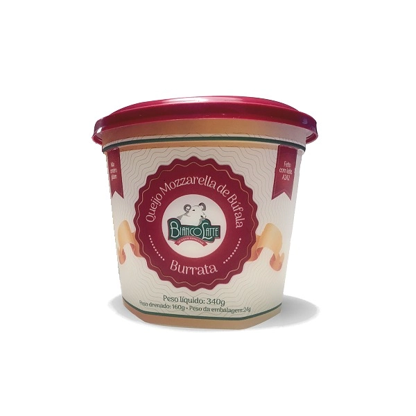 Queijo Bianco Latte 160g Burrata