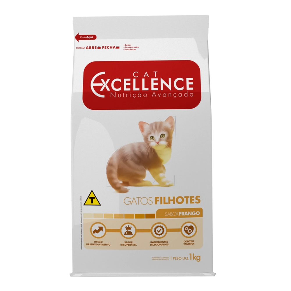 Cat Excellence Filhote Frango 1kg