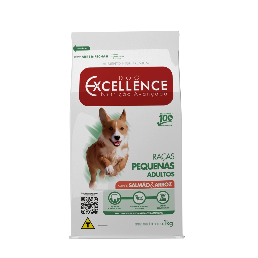 Dog Excellence R.p Adulto Salmão 1kg