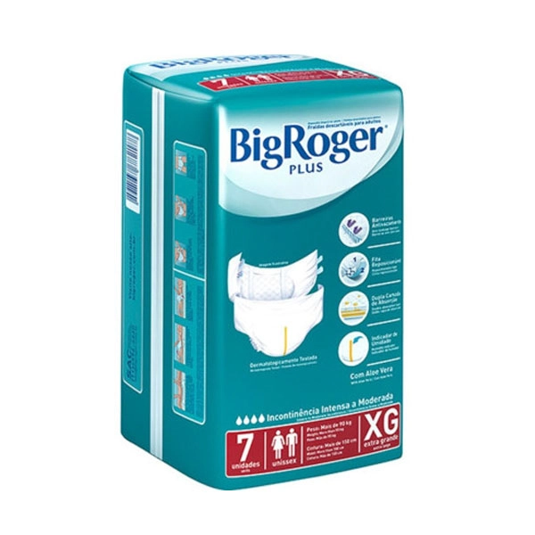 Fralda Big Roger Plus Xg C/7