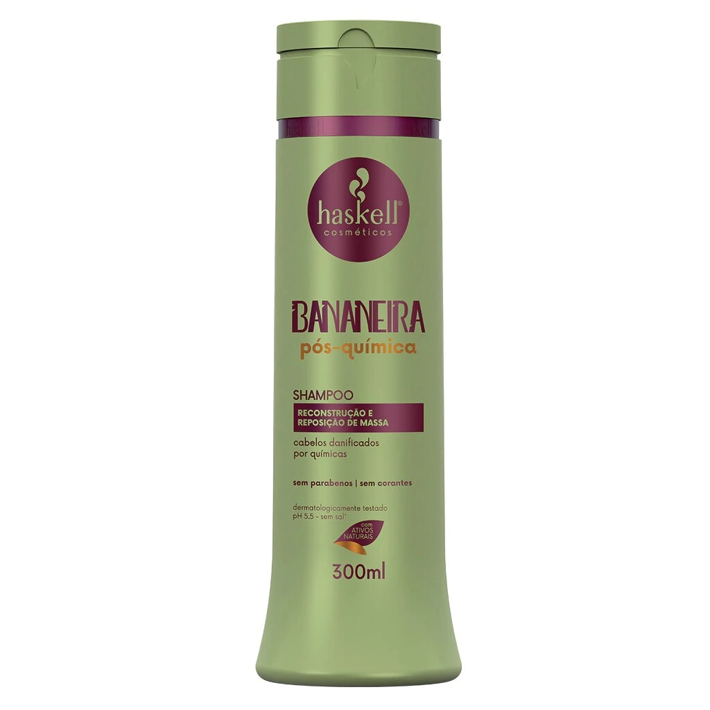 Shampoo Haskell Eco Active Bananeira Pós Química