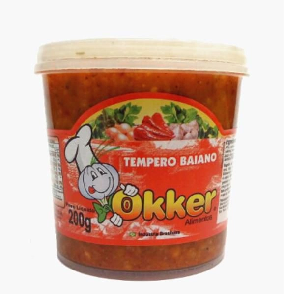 Alho Temperado Baiano Okker 200gr