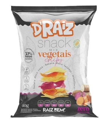 Snack Draiz Mix Vegetais 40g