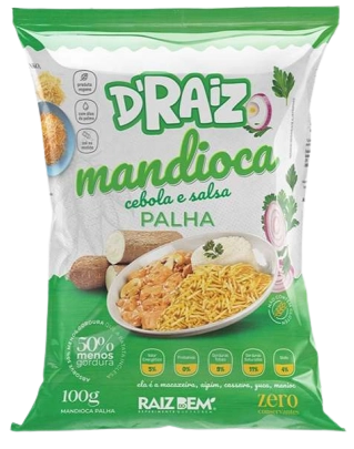 Mandioca Palha Draiz Cebola/salsa 100g