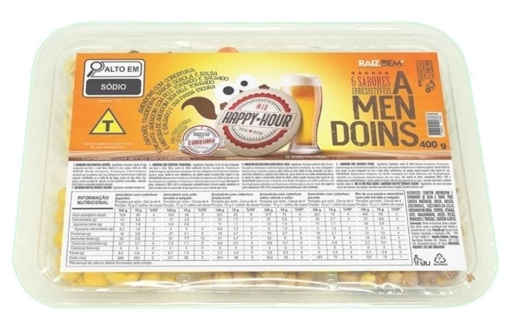 Mix De Amendoim Happy Hour Raiz Do Bem 400g