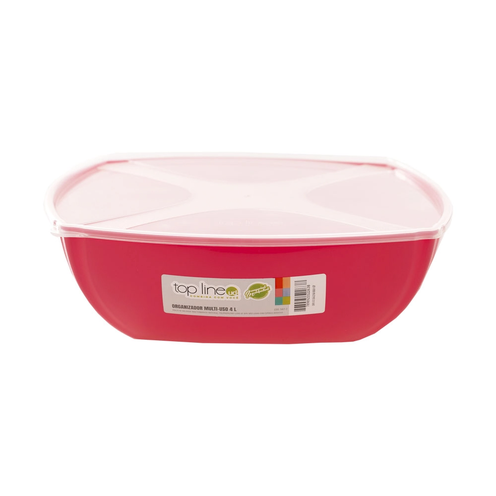 Organizador Multi Uso Top Line 4l Color Redondo