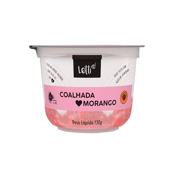 Coalhada Morango Letti 130g