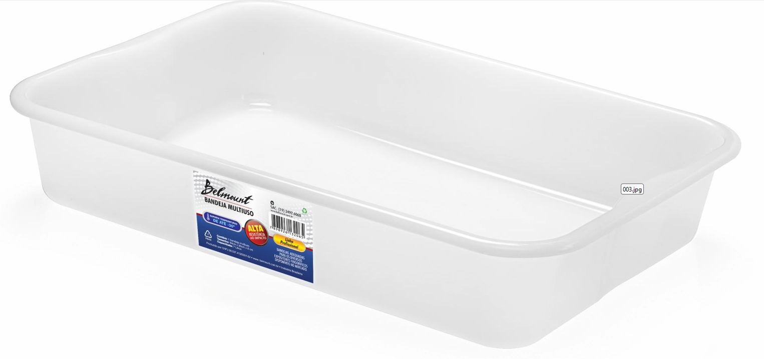 Bandeja Plast.belmount 10lt Branca