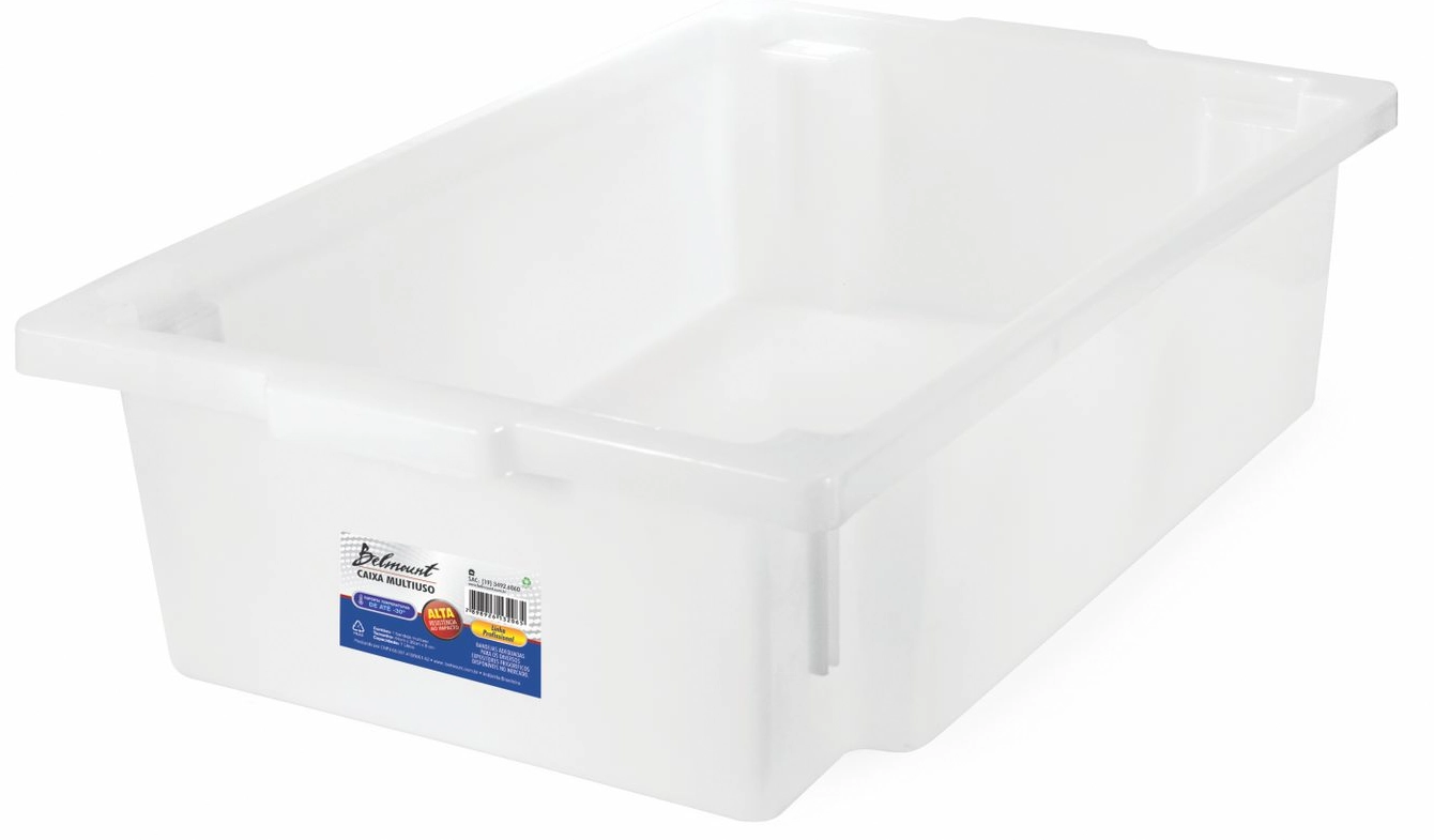 Caixa Multiuso Profissional 67x44x19cm 40l 6 Belmount