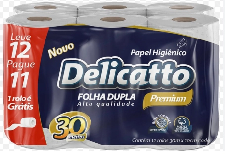 Papel Hig Delicatto Fd Premium 12un
