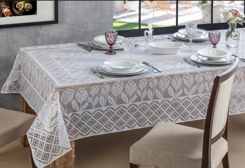 Toalha De Renda Coqueiro Branca 1 60 X 160soutexti