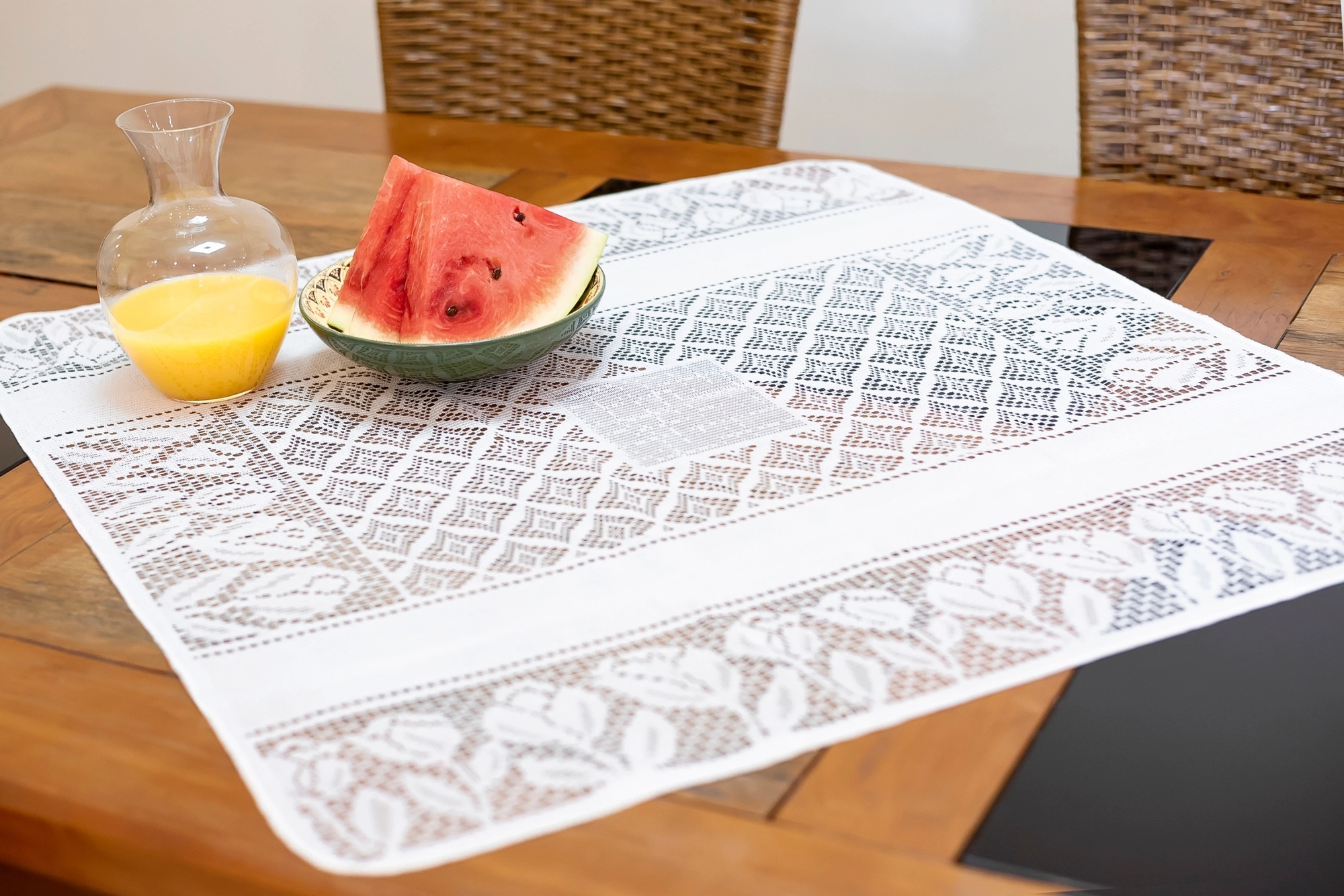 Toalha De Cha Renda Tulipa 604 Soutextil