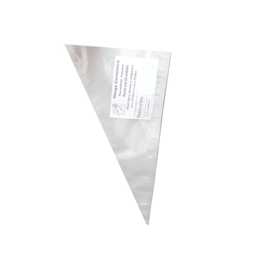 Manga P/ Confeitar Pq 34x16 C/50 Hmvm