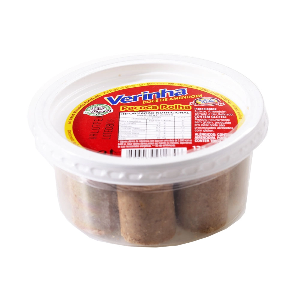 Pacoca Rolha Verinha
