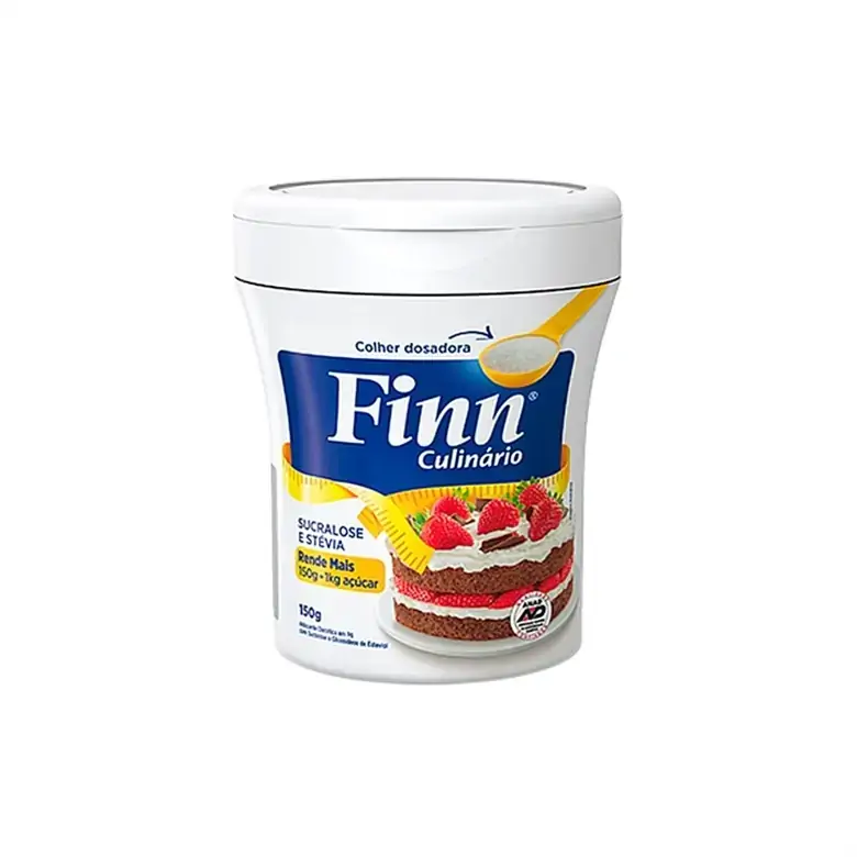Adoçante Em Pó Sucralose Culinário Finn Pote 150g