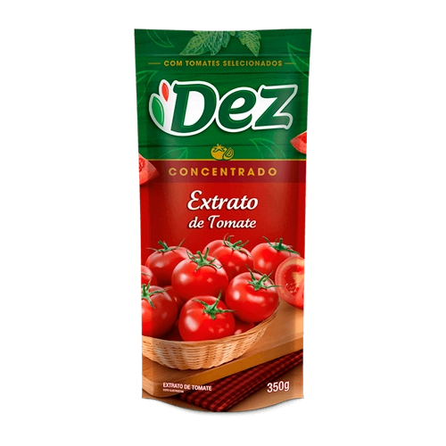 Extrato Tomate Dez Alimentos 350gr Tra