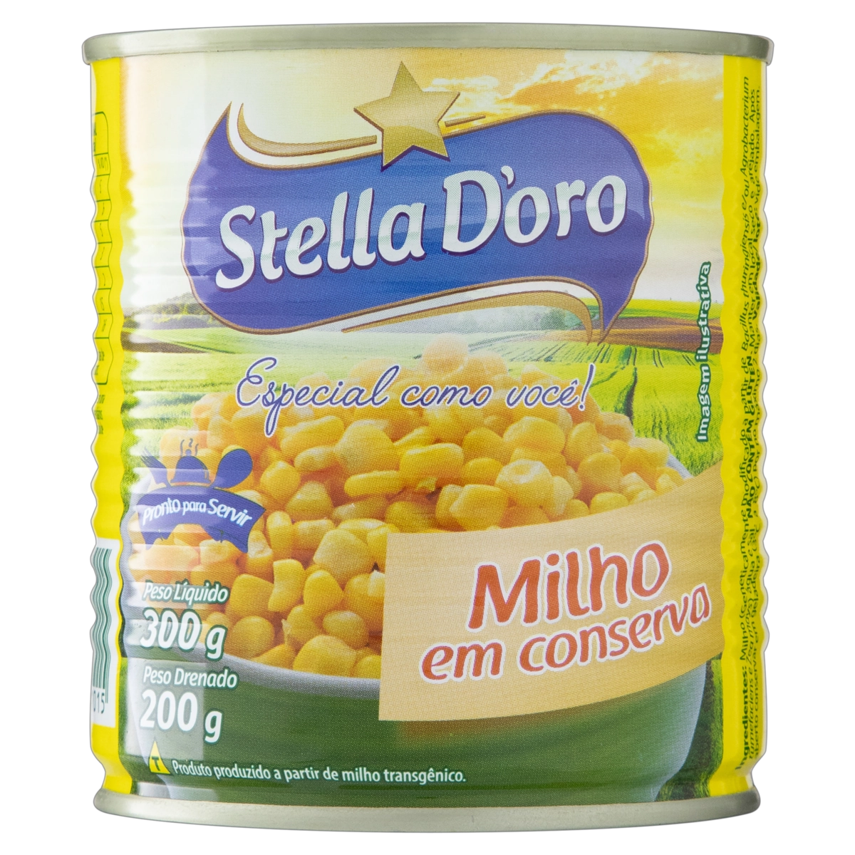 Milho Verde Em Conserva Stella Doro Lata 200g